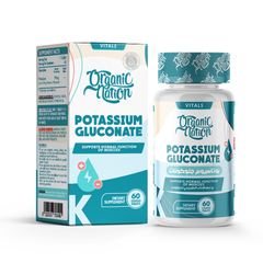 Organic Nation Potassium Gluconate-60Serv.-60Tablets