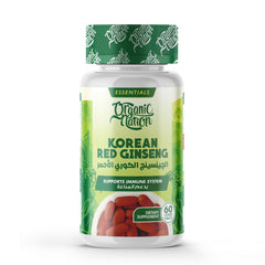 Organic Nation Red Korean Ginseng-60Serv.-60Coated Tablets