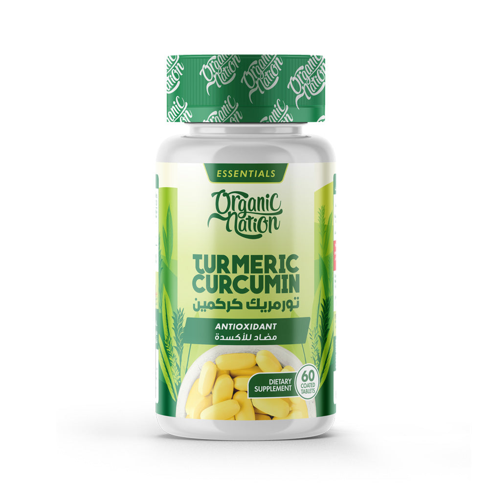 Organic Nation Turmeric Curcumin+ 1200-30Serv.-60Tablets