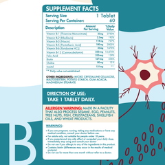 Organic Nation B-Complex Advanced Formula Tablet