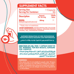 Organic Nation DHEA - 90 Capsules