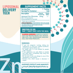 Organic Nation Liposomal Zinc Gluconate