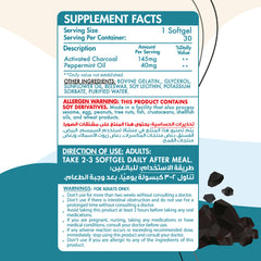 Organic Nation Perfect Charcoal-30Serv.-30Softgels