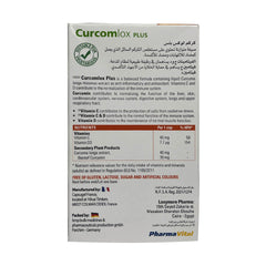 Pharma Vital Natural Curcomlox Plus Curcumin-30Serv.-30Liquid Capsules