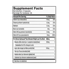 Pro Clinical Hydroxycut Non-Stimulant-36Serv.-72Rapid-Release Capsules