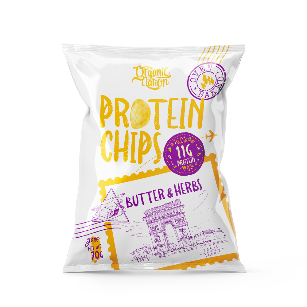 Organic Nation Protein Chips-70G