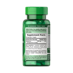 Puritan's Pride Magnesium 250MG.-100Serv.-100Coated Caplets