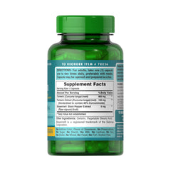 Puritan's Pride Turmeric Curcumin 1000MG-60Serv.-60Rapid Release Caps.