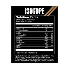 Redcon1 Isotope 100% Whey Isolate-71Serv.-2.210-2.421G