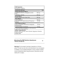 Rsp Clean Active Nutrition Quadralean Thermo-60Serv.-180Caps.