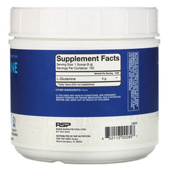 Rsp Clean Active Nutrition Glutamine-100Serv-500G-Unflavored