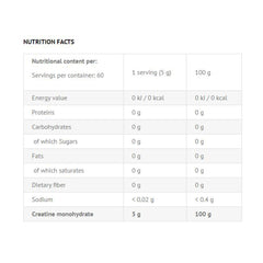 Viking Force Creatine Monohydrate-60Serv.-300G.-Unflavored