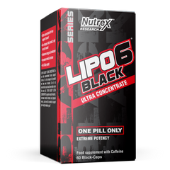 Nutrex Research Lipo 6 Black Ultra Concentrate-60Serv.-60Caps.